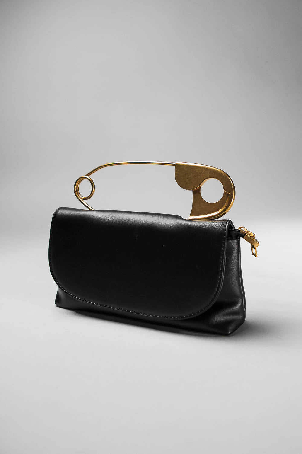 Saco de alfinetes com alça de ombro - Preto
