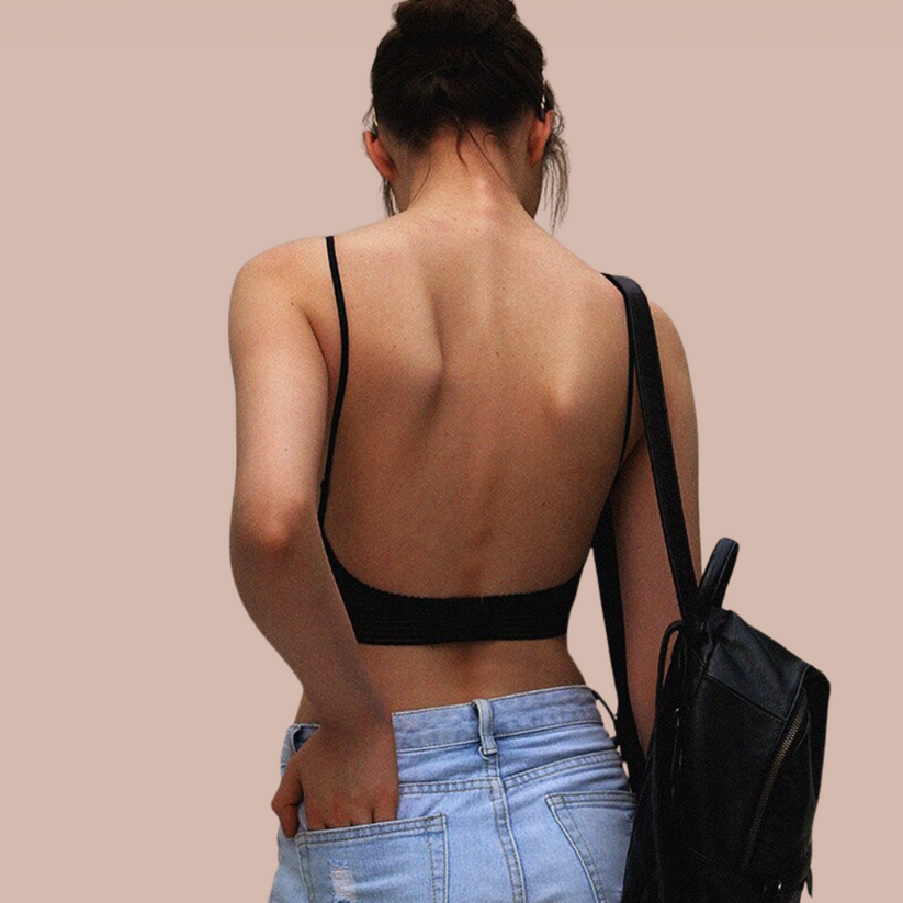 Soutien-Gorge Invisível Decote Baixo Paris