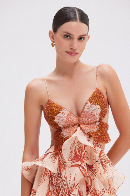 Nahia | Vestido com babados