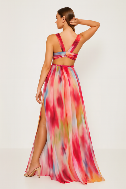 Freya™ | Vestido longo pintado