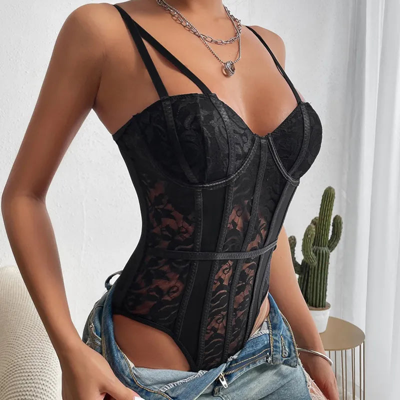 ARIEL | Body com corsé bordado