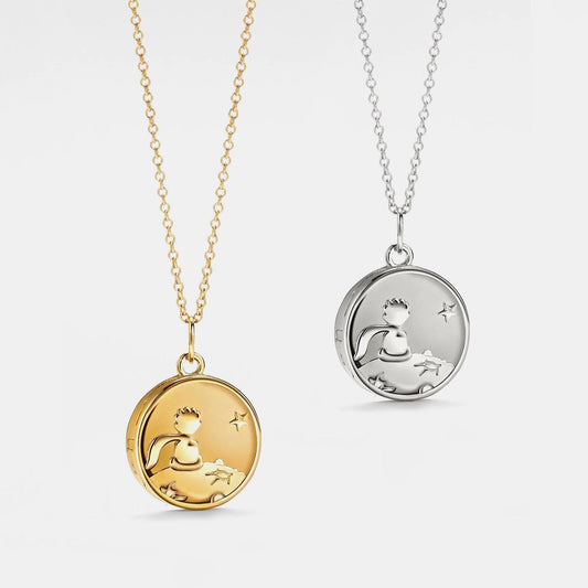 Colar relicário do Principe + Frasco dos sonhos 18K
