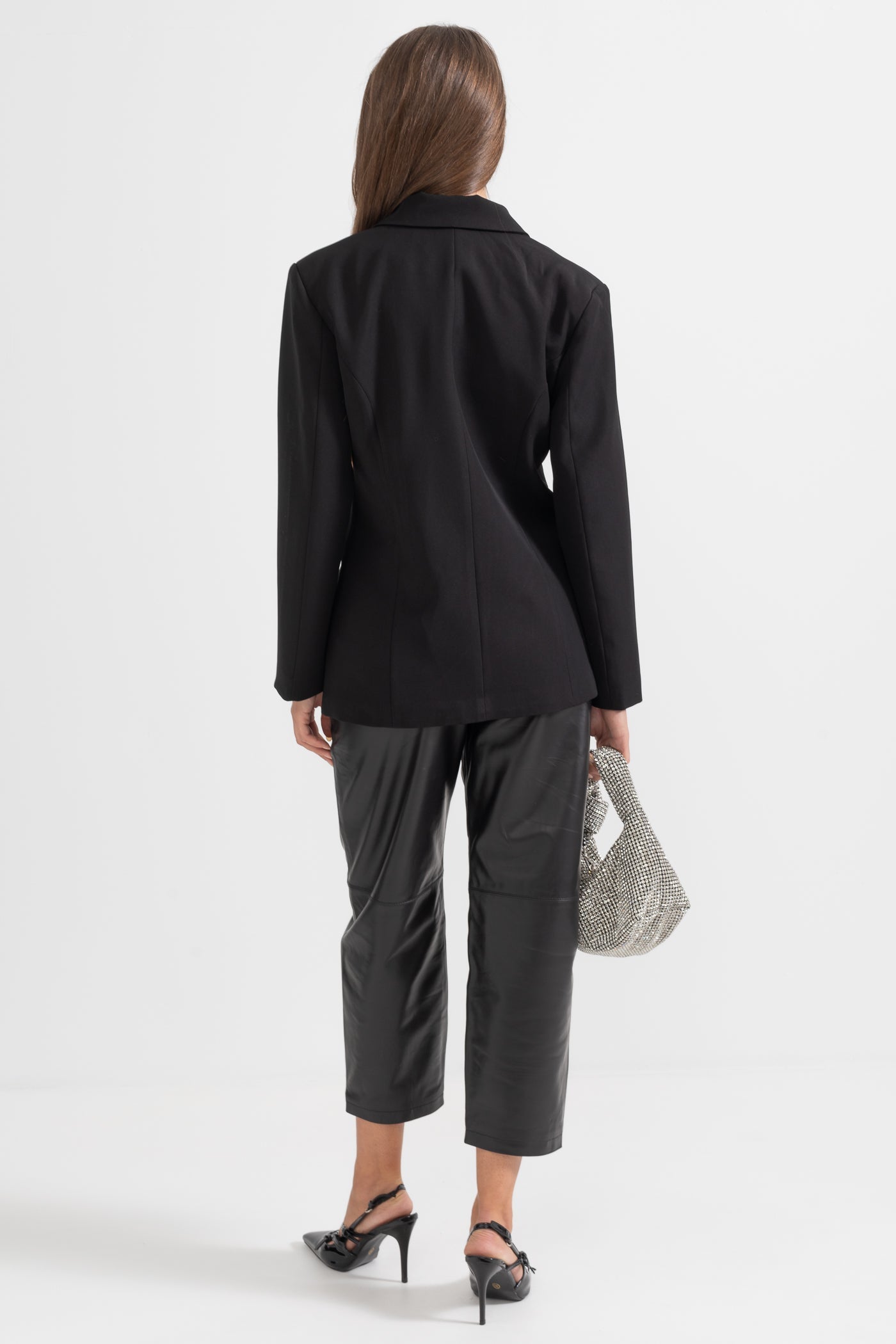 Blazer Estelar de Dupla Abotoadura - Preto