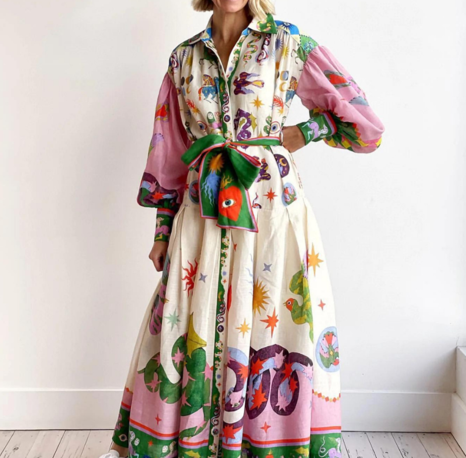 Claudia | Vestido com volume