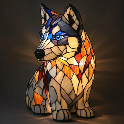 Cão Luminoso - Lâmpada Artesanal que Faz Corações Brilhar