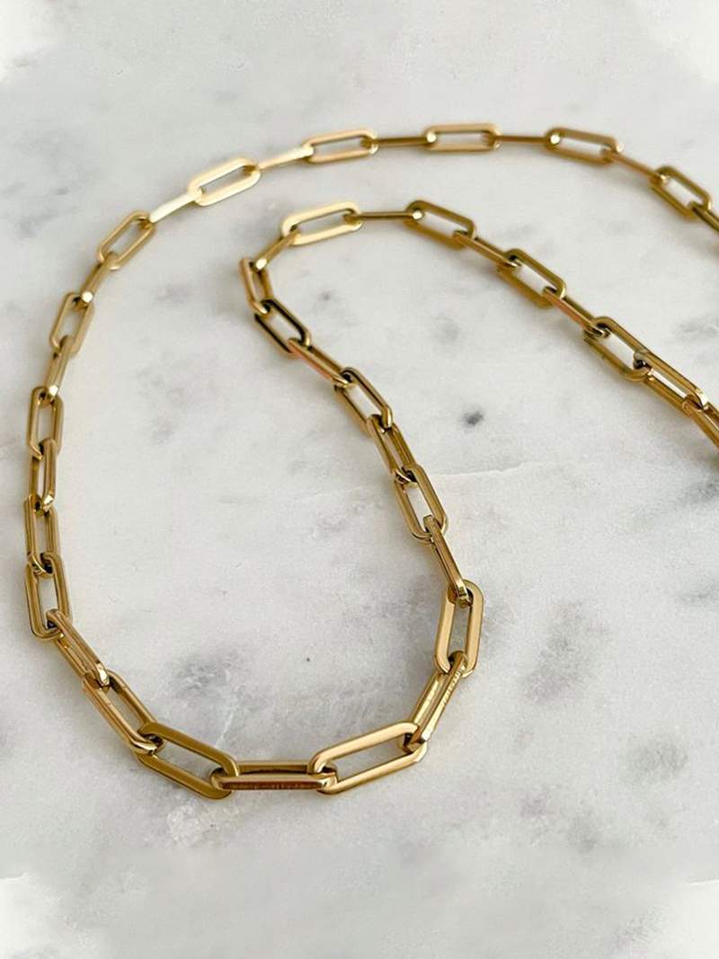 Colar de bicicleta 14K