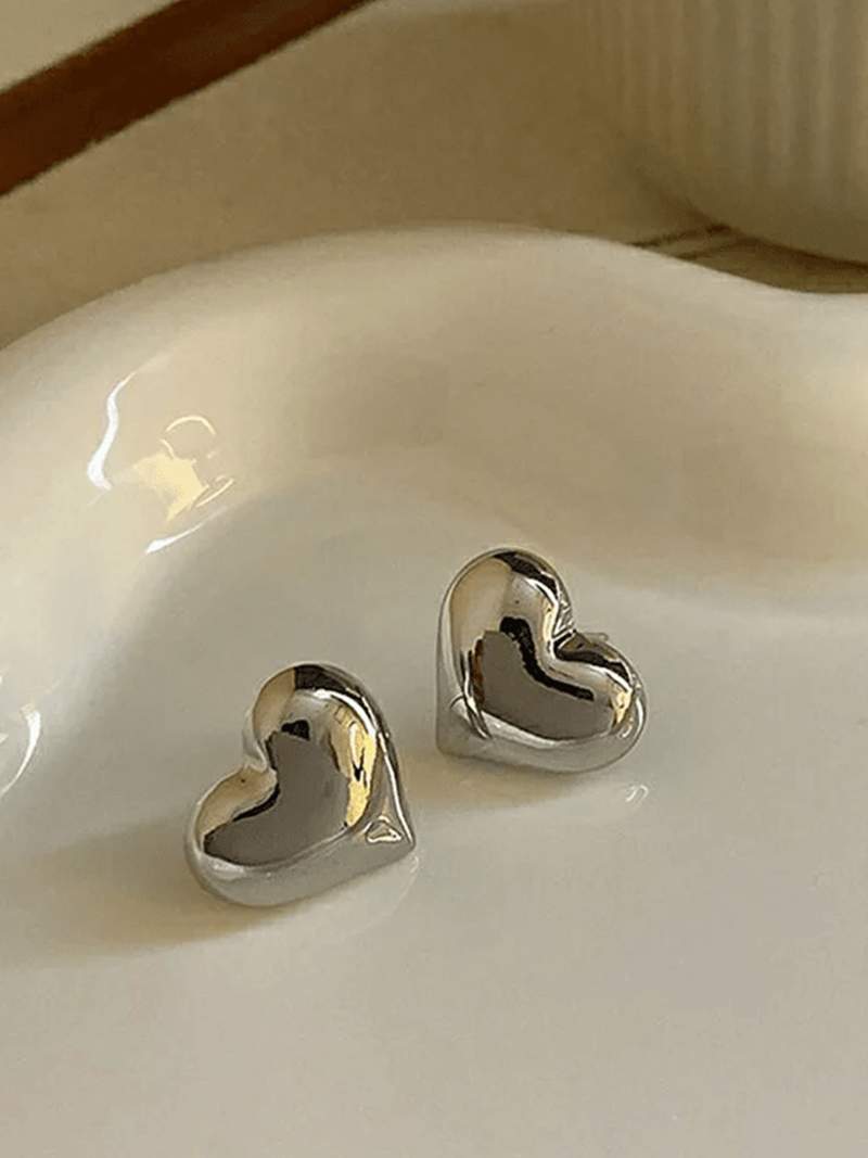 Brincos Heart. 14K