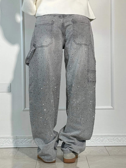 Jeans brilhantes, casuais e confortáveis
