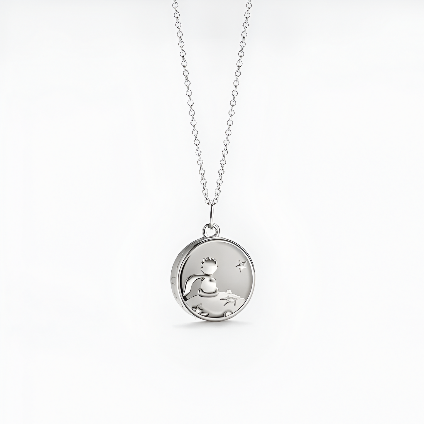 Colar relicário do Principe + Frasco dos sonhos 18K