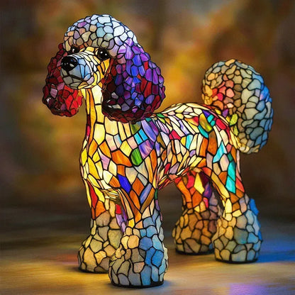 Cão Luminoso - Lâmpada Artesanal que Faz Corações Brilhar