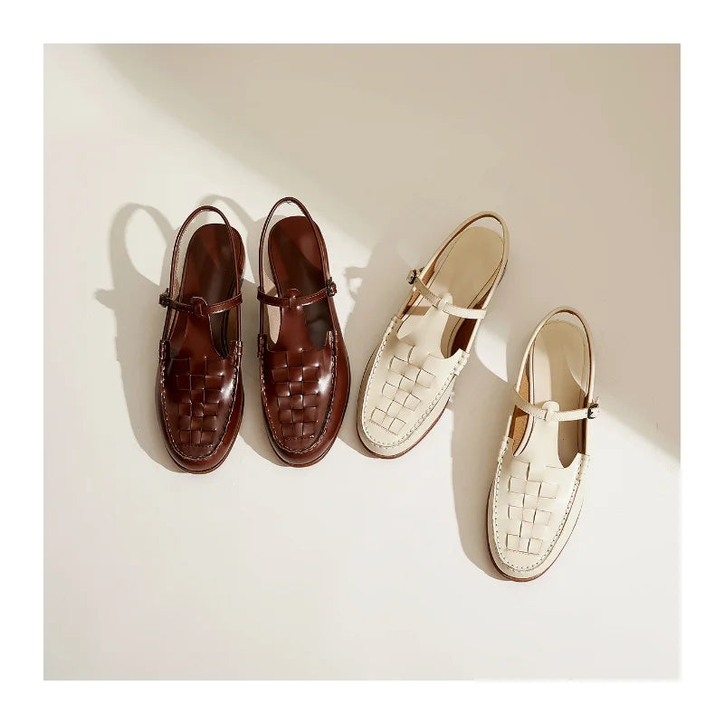 Sapatos Vintage Conforto Elegante