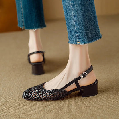Sandalias de Verão de Estilo Chic