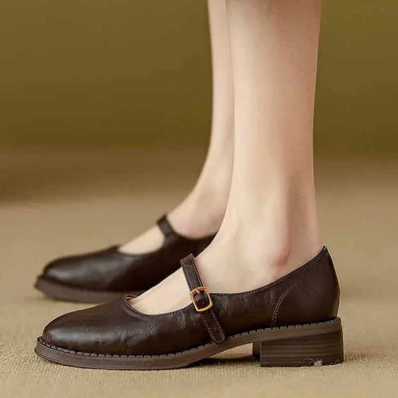 Sapatos Mary Jane Conforto Clássico