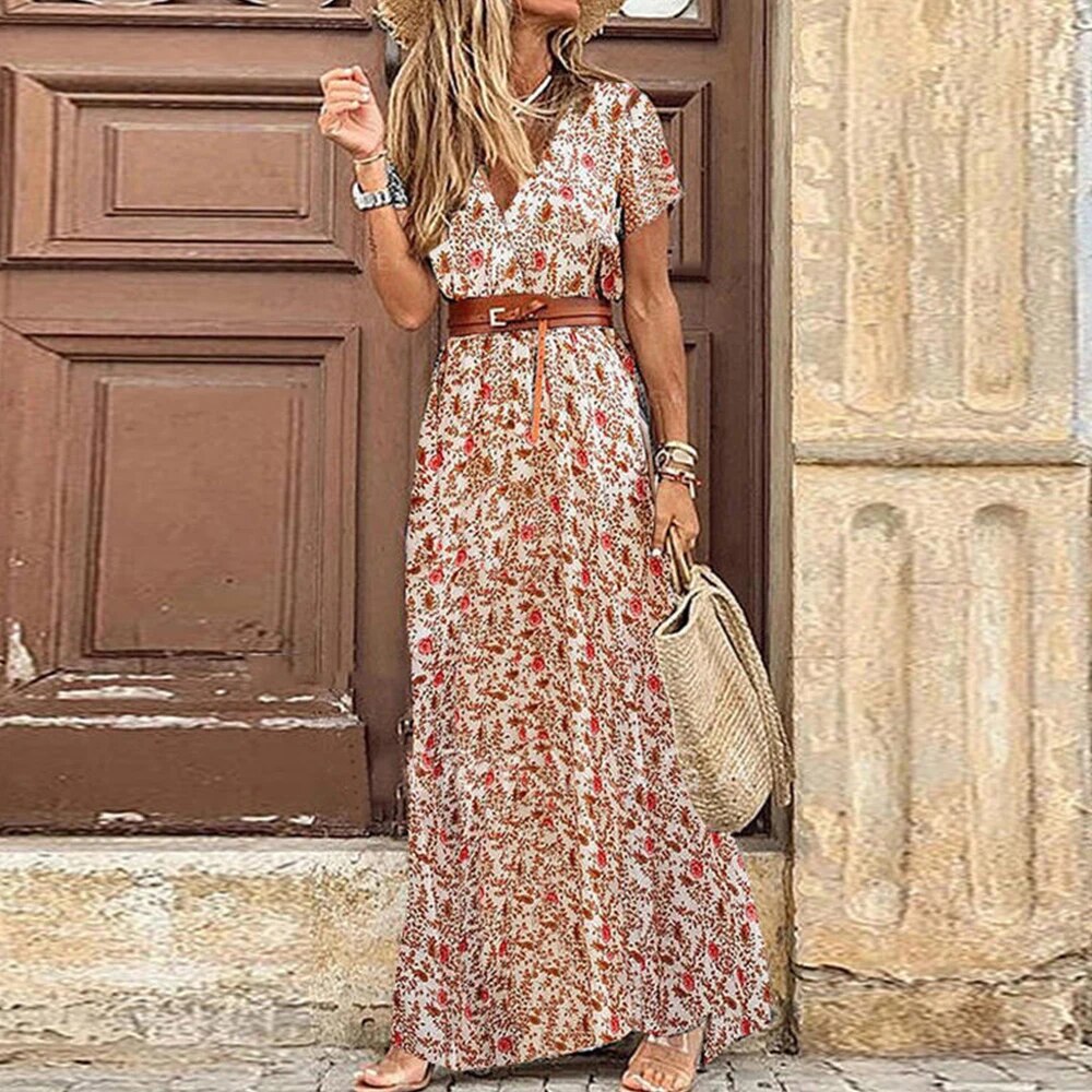 Carol™ Vestido boémio feminino