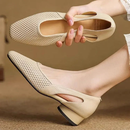 Sapatos de Verão com Ponta Aberta