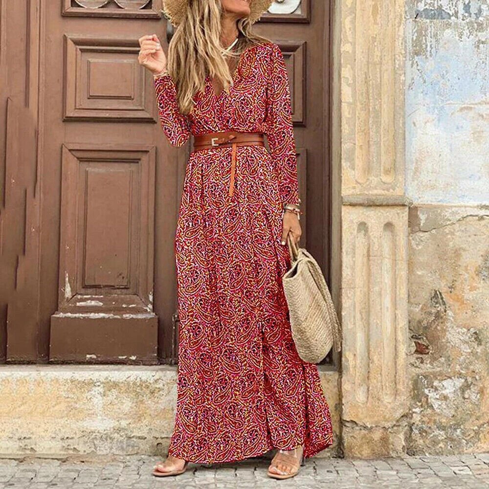 Carol™ Vestido boémio feminino