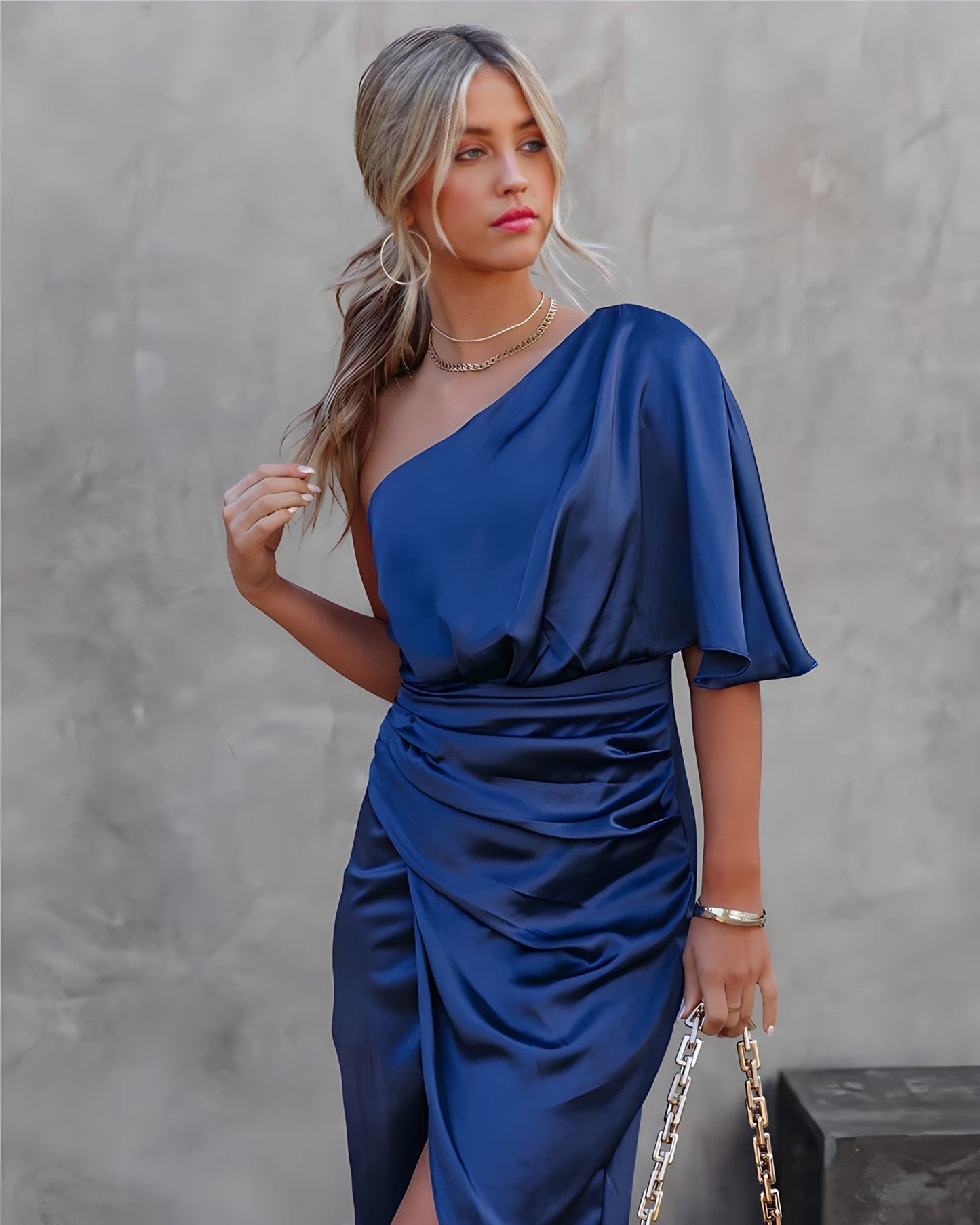 Élise | Vestido de festa de seda luxuoso