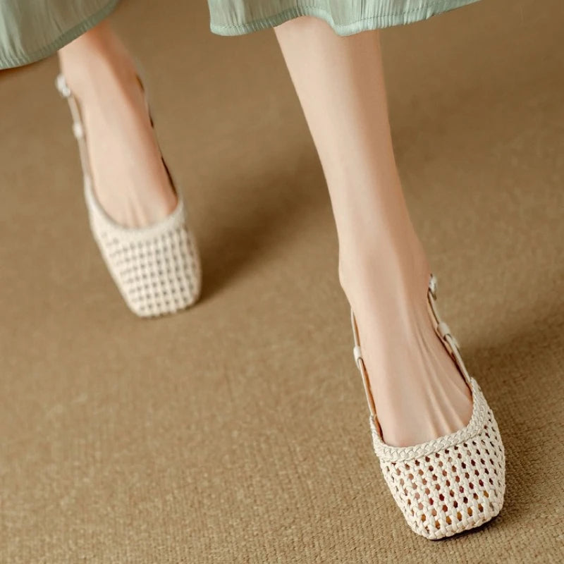 Sandalias de Verão de Estilo Chic