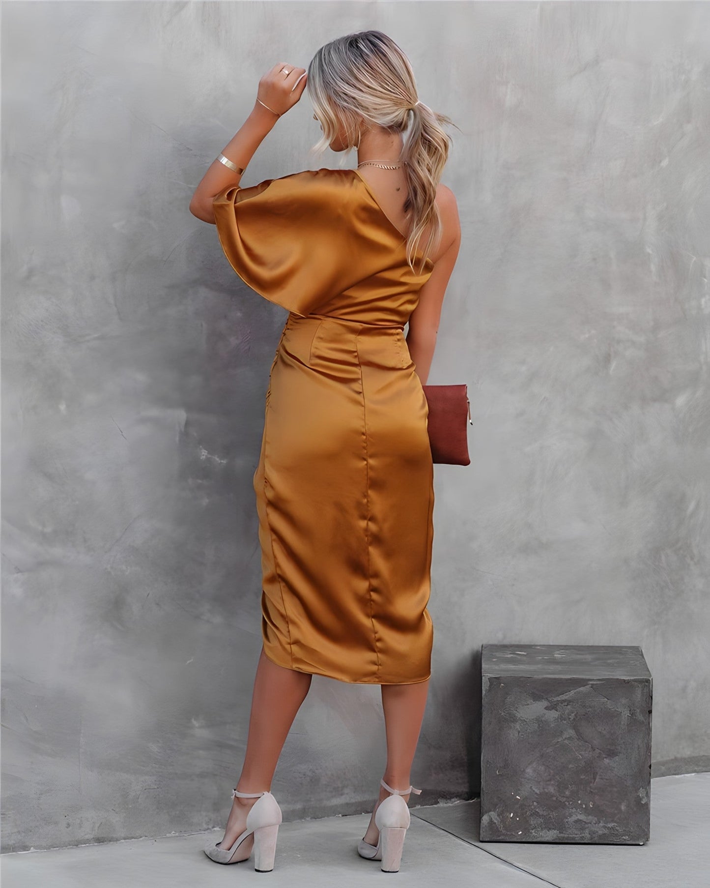 Élise | Vestido de festa de seda luxuoso