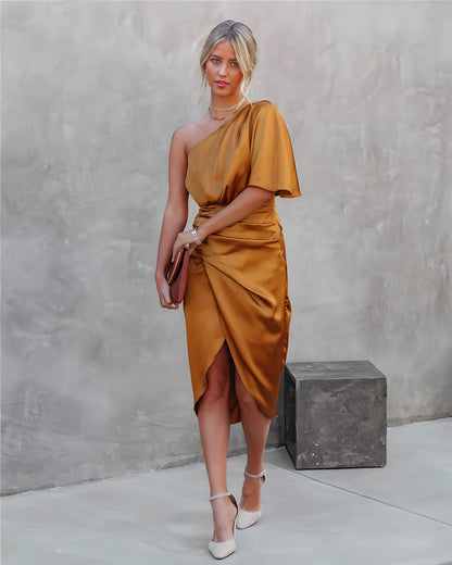 Élise | Vestido de festa de seda luxuoso