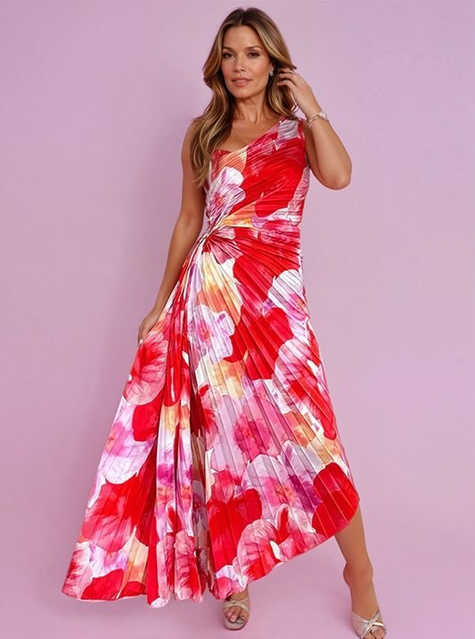 Katie | Vestido Plissado de Verão