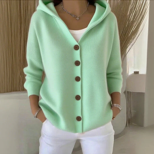 Gelsa | Cardigan suave em malha de outono