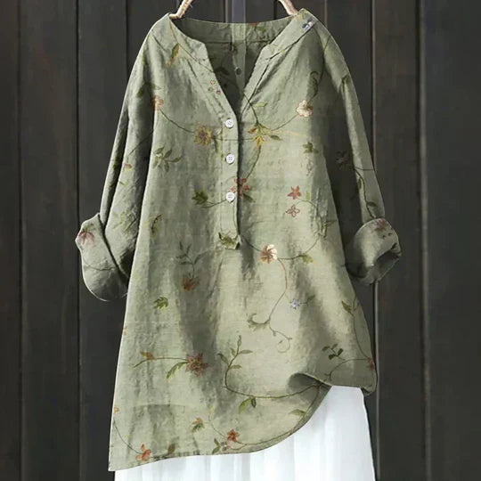 Elidi™ - Camisa arejada e confortável com botões