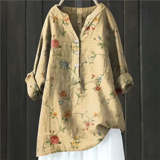 Elidi™ - Camisa arejada e confortável com botões