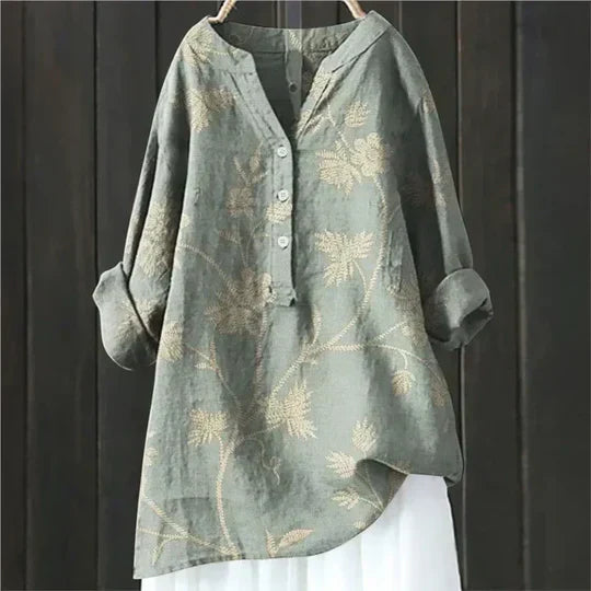 Elidi™ - Camisa arejada e confortável com botões
