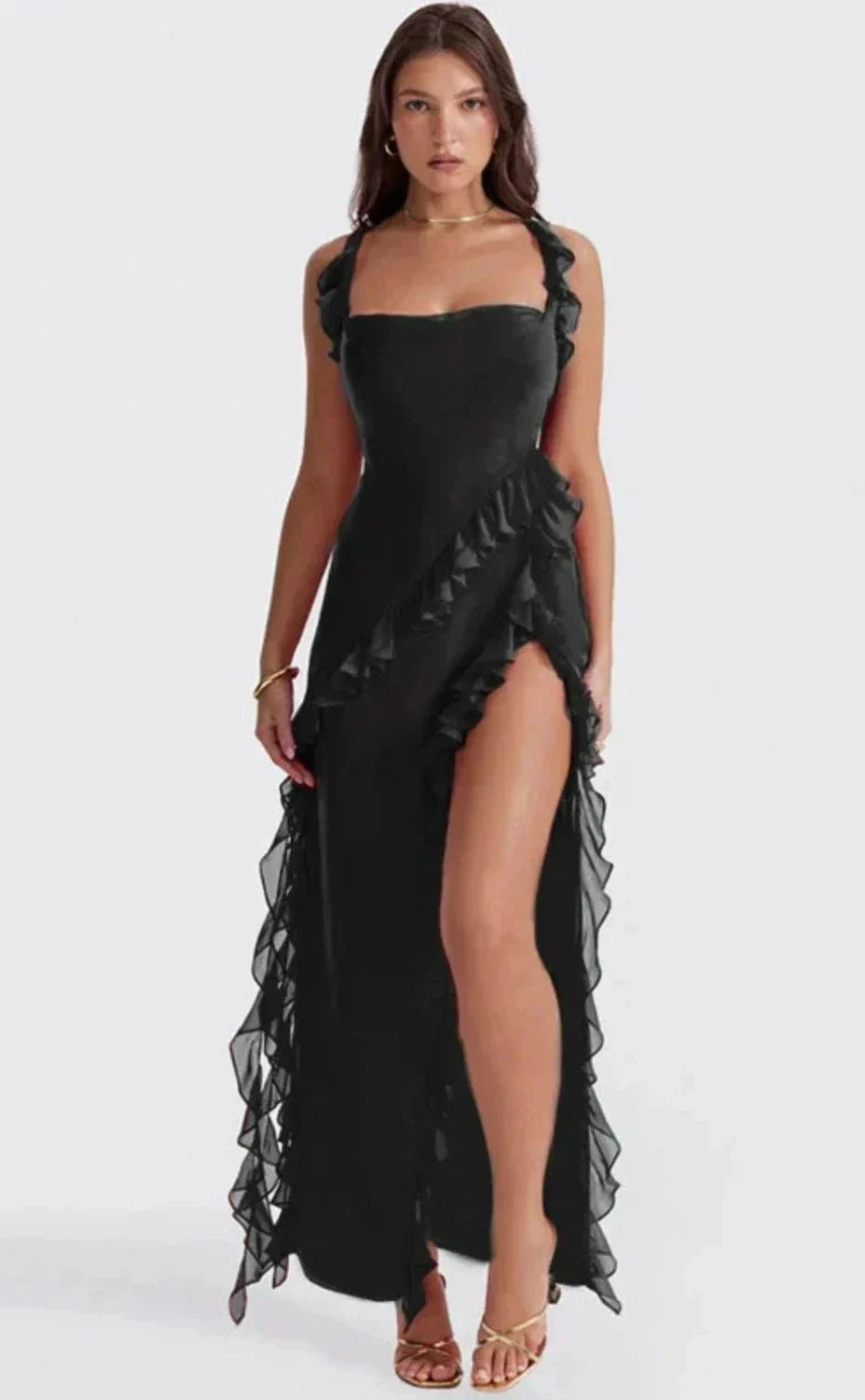 Lara™ | Vestido longo estiloso com fenda