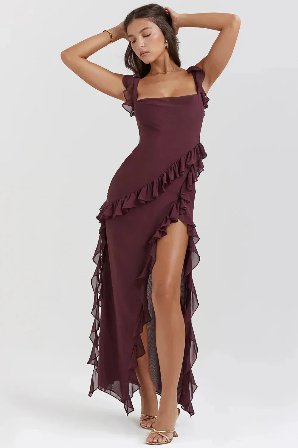 Lara™ | Vestido longo estiloso com fenda