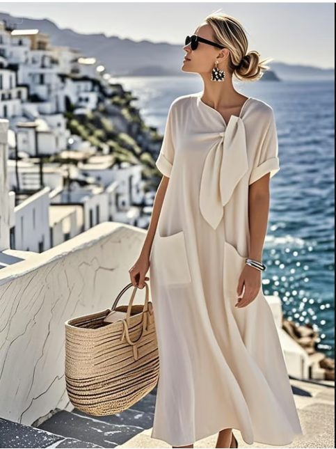 Andrea - Vestido estiloso de verão
