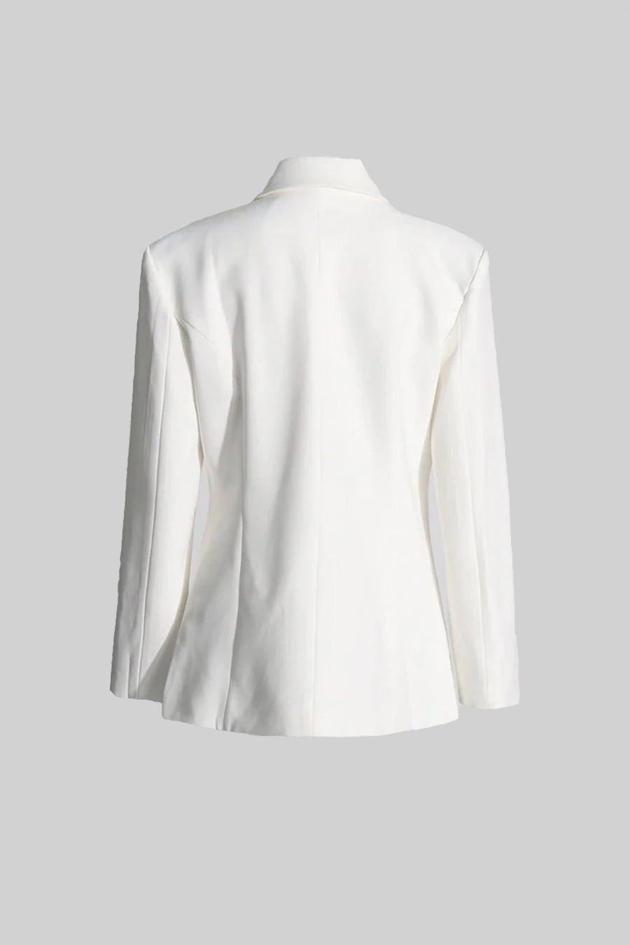 Blazer Estelar de Dupla Abotoadura - Branco