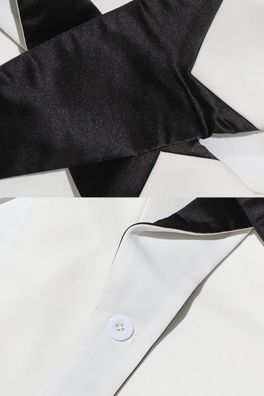 Blazer Estelar de Dupla Abotoadura - Branco